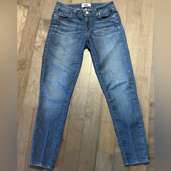 PAIGE Verdugo Ultra Skinny Jeans Women's Size 27 Dark Wash - Picture 2 of 11